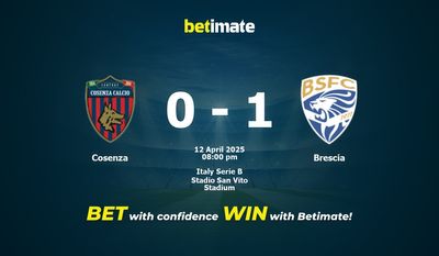 Soi kèo Cosenza vs Brescia, Tỷ lệ & Mẹo cá cược 12/04/2025