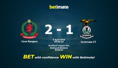 Dự đoán Cove Rangers vs Inverness CT, Tỷ lệ cược & Mẹo cá cược 04/05/2025