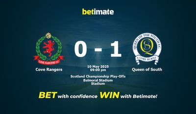 Dự đoán Cove Rangers vs Queen of South, Tỷ lệ cược & Mẹo cá cược 05/10/2025