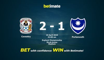 Dự đoán Coventry vs Portsmouth, Tỷ lệ cược & Mẹo cá cược 04/09/2025