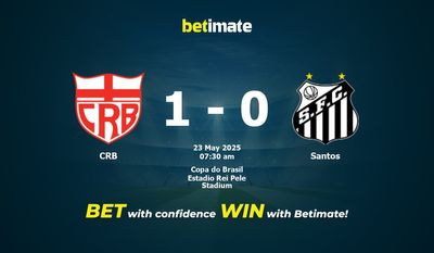 Dự đoán CRB vs Santos, Tỷ lệ cược & Mẹo cá cược 23/05/2025