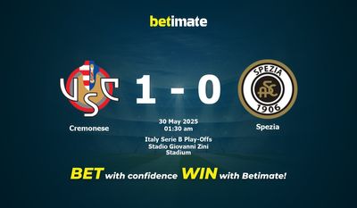 Dự đoán Cremonese vs Spezia, Tỷ lệ cược & Mẹo cá cược 29/05/2025