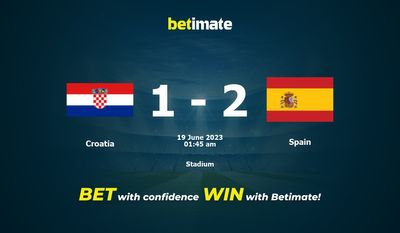 Dự đoán tỷ số Croatia vs Tây Ban Nha ngày 18/06/2023