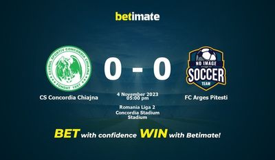 Soi kèo CS Concordia Chiajna vs FC Arges Pitesti, Tỷ lệ & Mẹo cá cược 04/11/2023