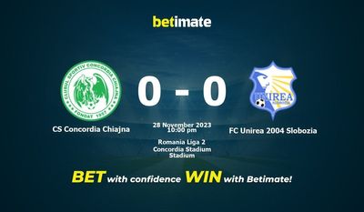 Dự đoán CS Concordia Chiajna vs FC Unirea 2004 Slobozia, Tỷ lệ & Mẹo cá cược 28/11/2023