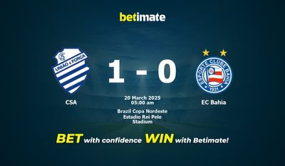 Dự đoán CSA vs EC Bahia, Tỷ lệ cược & Mẹo cá cược 19/03/2025