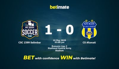 Soi kèo CSC 1599 Selimbar vs CS Afumati, Tỷ lệ & Mẹo cá cược 10/05/2025
