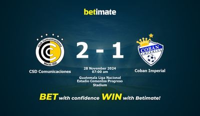 Dự đoán CSD Comunicaciones vs Coban Imperial, Tỷ lệ & Mẹo cá cược 28/11/2024