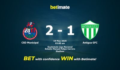 Dự đoán, tỷ lệ cược và mẹo cá cược CSD Municipal vs Antigua GFC 18/05/2025