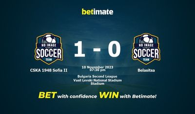 Soi kèo CSKA 1948 Sofia II vs Belasitsa, Tỷ lệ & Mẹo cá cược 10/11/2023