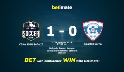 Soi kèo CSKA 1948 Sofia II vs Spartak Varna, Tỷ lệ & Mẹo cá cược 27/11/2023