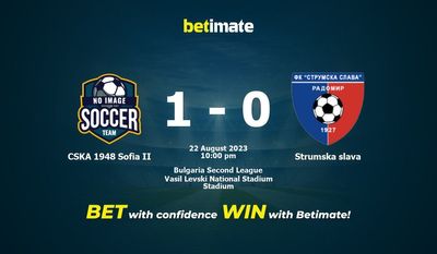 CSKA 1948 Sofia II vs Strumska Slava Dự đoán, Kèo, Mẹo cá cược 22/08/2023