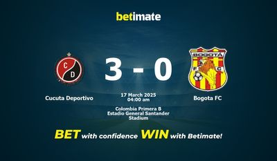 Dự đoán Cucuta Deportivo vs Bogota FC, tỷ lệ và tip cá cược 16/03/2025
