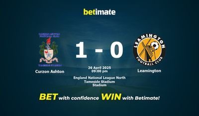 Dự đoán Curzon Ashton vs Leamington, Tỷ lệ cược & Mẹo cá cược 26/04/2025