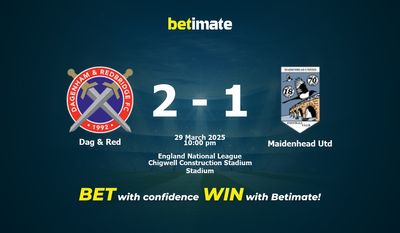 Dự đoán, Tỷ lệ cược & Mẹo cá cược Dag & Red vs Maidenhead Utd 29/03/2025