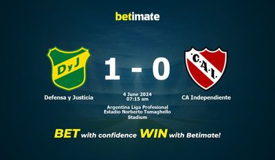 Dự đoán Defensa y Justicia vs CA Independiente, Tỷ lệ & Mẹo cá cược 04/06/2024
