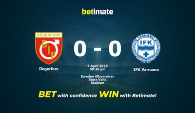 Soi kèo Degerfors vs IFK Varnamo, tỷ lệ và tip cá cược 06/04/2025