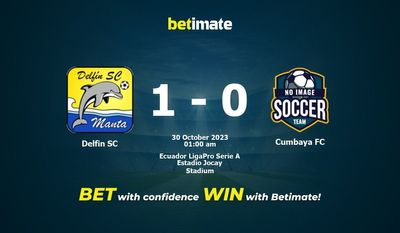 Dự đoán Delfin SC vs Cumbaya FC, tỷ lệ và tip cá cược 29/10/2023