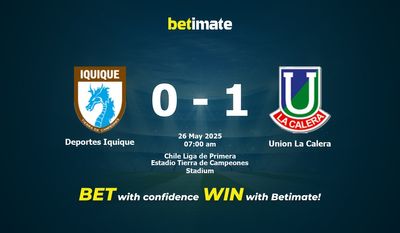 Dự đoán Deportes Iquique vs Union La Calera, tỷ lệ và tip cá cược 26/05/2025