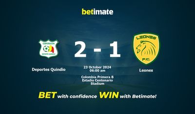 Dự đoán Deportes Quindio vs Leones, Tỷ lệ cược & Mẹo cá cược 22/10/2024