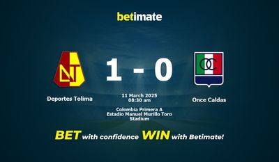 Dự đoán Deportes Tolima vs Once Caldas, Tỷ lệ cược & Mẹo cá cược 03/11/2025