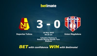 Dự đoán Deportes Tolima vs Union Magdalena, Tỷ lệ cược & Mẹo cá cược 05/09/2025