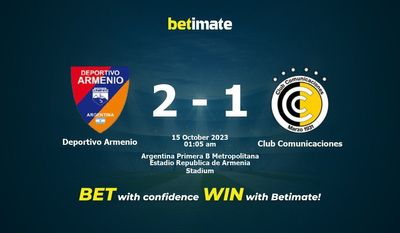Dự đoán Deportivo Armenio vs Club Comunicaciones, Tỷ lệ & Mẹo cá cược 14/10/2023
