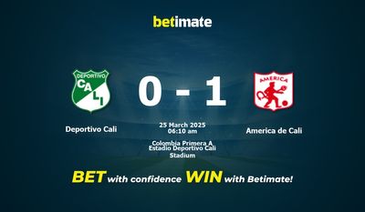 Dự đoán Deportivo Cali vs America de Cali, Tỷ lệ & Mẹo cá cược 24/03/2025