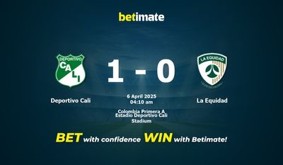 Soi kèo Deportivo Cali vs La Equidad, tỷ lệ cá cược 05/04/2025