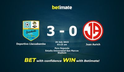 Soi kèo Deportivo Llacuabamba vs Juan Aurich ngày 25/07/2023