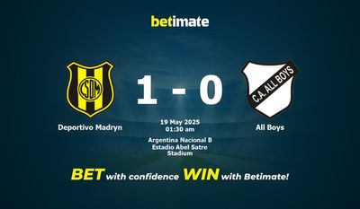 Dự đoán Deportivo Madryn vs All Boys, Tỷ lệ cược & Mẹo cá cược 05/18/2025