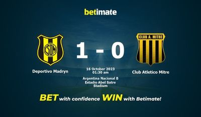 Dự đoán Deportivo Madryn vs Club Atletico Miter, tỷ lệ và tip cá cược 15/10/2023