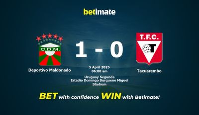 Soi kèo Deportivo Maldonado vs Tacuarembo, tỷ lệ và tip cá cược 04/04/2025