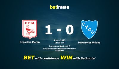 Dự đoán Deportivo Moron vs Defensores Unidos, tỷ lệ cá cược 03/05/2025