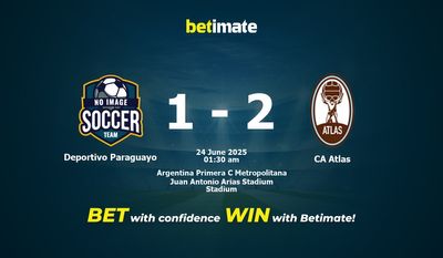 Dự đoán Deportivo Paraguayo vs CA Atlas, Tỷ lệ & Mẹo cá cược 23/06/2025
