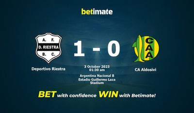Dự đoán Deportivo Riestra vs CA Aldosivi, Tỷ lệ & Mẹo cá cược 02/10/2023