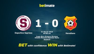 Dự đoán Deportivo Saprissa vs Herediano, Tỷ lệ & Mẹo cá cược 30/03/2025
