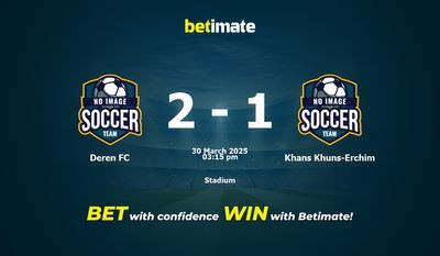 Dự đoán, Tỷ lệ cược & Mẹo cá cược Deren FC vs Khans Khuns-Erchim 30/03/2025