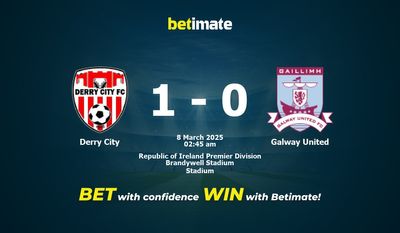 Dự đoán Derry City vs Galway United, Tỷ lệ cược & Mẹo cá cược 03/07/2025