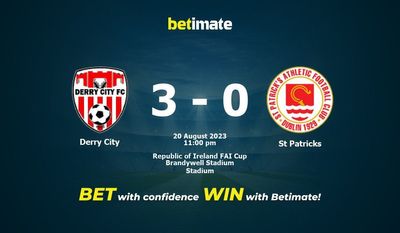 Soi kèo Derry City vs St Patricks ngày 20/08/2023