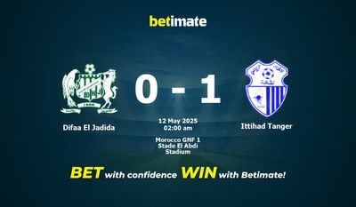Dự đoán Difaa El Jadida vs Ittihad Tanger, Tỷ lệ cược & Mẹo cá cược 05/11/2025