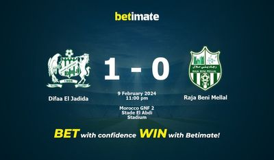Dự đoán Difaa El Jadida vs Raja Beni Mellal, Tỷ lệ & Mẹo cá cược 09/02/2024