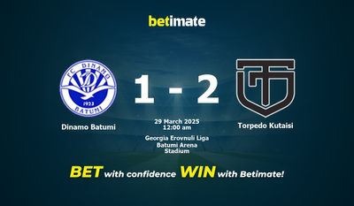 Dự đoán Dinamo Batumi vs Torpedo Kutaisi, Tỷ lệ cược & Mẹo cá cược 28/03/2025