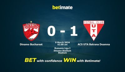 Dự đoán Dinamo Bucharest vs ACS UTA Batrana Doamna, tỷ lệ & tip cá cược 08/03/2024