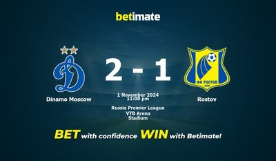 Dự đoán Dinamo Moscow vs Rostov, Tỷ lệ cược & Mẹo cá cược 11/01/2024