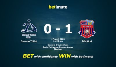 Dự đoán Dinamo Tbilisi vs Dila Gori, Tỷ lệ cược & Mẹo cá cược 04/17/2025