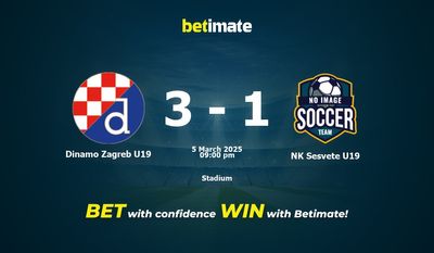 Dự đoán Dinamo Zagreb U19 vs NK Sesvete U19, tỷ lệ và tip cá cược 05/03/2025
