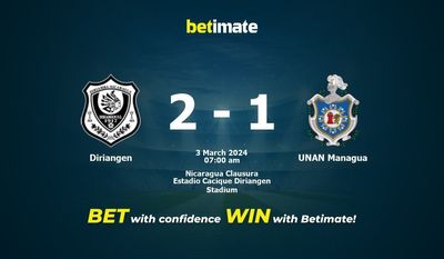 Dự đoán Diriangen vs UNAN Managua, tỷ lệ và tip cá cược 03/03/2024