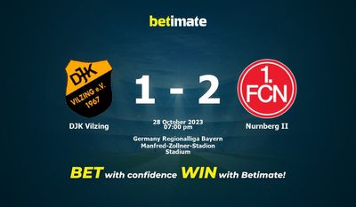 Dự đoán DJK Vilzing vs Nurnberg II, tỷ lệ và tip cá cược 28/10/2023