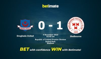 Soi kèo Drogheda United vs Shelbourne, Tỷ lệ & Mẹo cá cược 03/11/2023